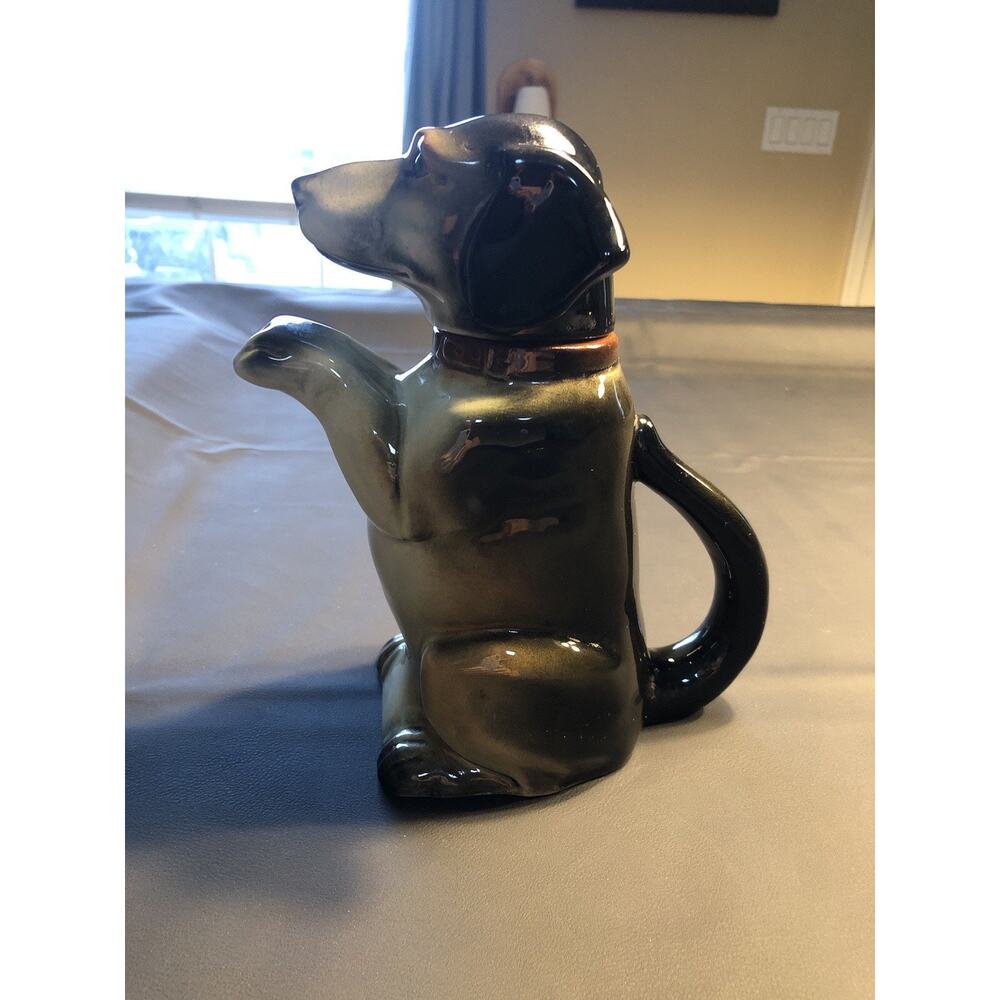 Vintage Beagle Dog Porcelain Teapot Made In U.S. Zone Germany (6703b)